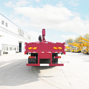 Grúa hidráulica montada en camión Dongfeng de brazo recto con capacidad de elevación de 12T para construcción de edificios - Product Image 6