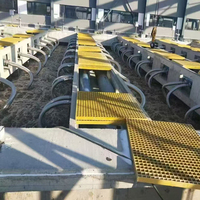Grille en maille GRP ignifuge, stabilisée aux UV, résistante à la corrosion, pour passerelle de centrale chimique
