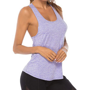 Débardeur de sport femme uni, confortable et respirant, sans manches, pour la gym, en vente à bas prix. - Product Image 6