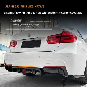 สปอยเลอร์หลังทรงโมเดิร์นสปอร์ต สำหรับรถยนต์ BMW ซีรี่ส์ 3 รุ่น F30 MT ปี 2013-2019 พร้อมไฟ สภาพใหม่ รุ่น ZST-435 - Product Image 4