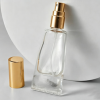 Flacon de parfum vintage vide rechargeable de 10 ml, flacon en verre fantaisie personnalisé avec bouchon à vis pour emballage de parfum, autocollant, diffuseur à bâtonnets