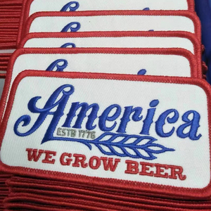 Vente en gros presse à chaud personnalisée chapeau de cowboy Western broderie patchs découpés au laser à coudre à repasser pour les chapeaux de camionneur - Product Image 4