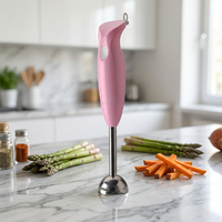 Blender Imersi Pink Komersial Murah 3 in 1 Kecepatan Variabel Tanpa Suara Tugas Berat Blender Tangan Rumah Tangga Pengolah Makanan Juicer