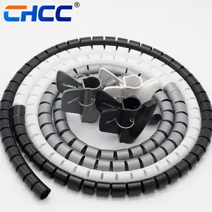 CHCC Colorful Sleeve Spiral Guard Hose Electric Cable Organizer Wrap Band Spiral Protector Of Cables