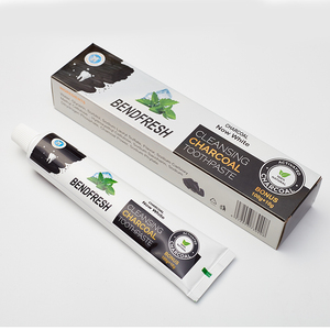 Bendfresh 110g <span class=keywords><strong>Dentifrice</strong></span> blanchissant à la menthe noire au <span class=keywords><strong>charbon</strong></span> de bambou naturel et à l'huile de coco anti-caries - Product Image 4