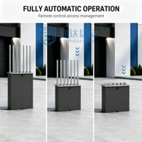 Barrière hydraulique automatique de sécurité, bollard de parking souterrain rétractable invisible et flexible pour usage commercial