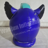 Nouveau design, jouet gonflable amusant, tête d'animal gonflable, tête de renard gonflable avec sphère, en vente