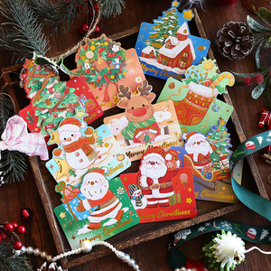 Cartes de vœux écologiques pour Noël et anniversaires, gaufrées or, cartes cadeaux, livraisons pour fleuristes, pâtisseries, petites cartes de vœux, messages de bénédiction - Product Image 1
