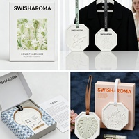 Çiçek sekizgen ekstra beyaz süper sert Diy aromaterapi Tablet Aroma taş malzeme koku difüzör alçı