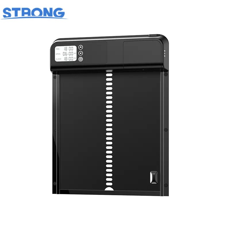 IPX3 Waterproof Rainproof Smart Aluminum Alloy Automatic Chicken Coop Door Kit Opener with Timer Vertical Chicken House Door