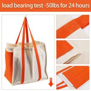 Sac à bandoulière isotherme portable de haute qualité en non-tissé, réutilisable pour les courses, avec motif lettres, imperméable et thermique - Product Image 3