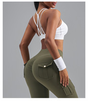 Nouveau haut de yoga pour femmes, soutien-gorge de sport avec coussinets de poitrine fixes, soutien solide, bretelles fines pour la course en plein air