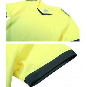 Uniforme de football pour jeunes de haute qualité motif à pois 3D short en jersey évacuant l'humidité taille 2-12Y col en V respirant pour les garçons - Product Image 1