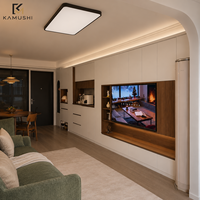 Meuble TV moderne et minimaliste pour salon avec grands tiroirs de rangement, console multimédia en bois, prix d'usine