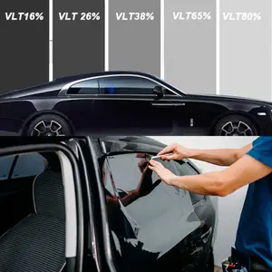Nkoda 35% vlt bán buôn UV400 chuyển tiếp 60 "x100ft nhà sản xuất cách nhiệt nano gốm CuộN kính màu tự động xe cửa sổ phim