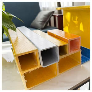 औद्योगिक और निर्माण परियोजनाओं के लिए एपॉक्सी पल्ट्राड वर्ग आयताकार और गोल फिबरग्लास ट्यूब - Product Image 4