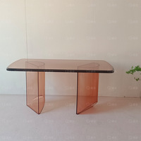 Modische Möbel Acryl Esstisch Moderner und einfacher Büro konferenz tisch