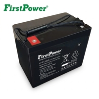 Batería AGM FirstPower de 12V 60D de ciclo profundo y larga duración con baja autodescarga