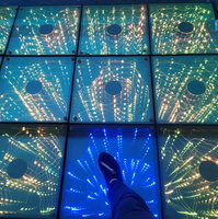 Panneau LED RVB Pleine Couleur Effet Abysse Étoilé Sur Mesure - Dalles Interactives Miroir Infini Personnalisables pour Événements et Scènes de Luxe