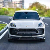 Kits carrosserie de haute qualité pour Porsche Macan 2022-2024 : Lame avant, diffuseur arrière, jupes latérales et spoiler en fibre de carbone style C