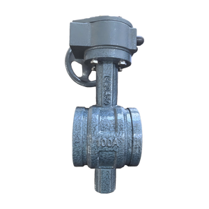 Клапан-бабочка червячной передачи, клапан высокого давления с фланцами/рифлеными концами, заменяет запорный клапан/шаровой клапан, DN50-DN300 клапан - Product Image 3