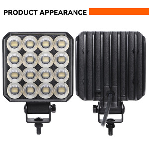 Luz de Trabajo LED de 4/5/6 <span class=keywords><strong>Pulgadas</strong></span> IP69K, Haz de Luz Amplio Universal, Certificación E-Mark, 12V 24V, Faros Antiniebla para Camioneta 4x4, Todoterreno, UTV, Tractor - Product Image 3