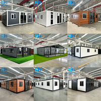 Rumah Kontainer Modern yang Dapat Diperluas, Terisolasi, Prefabrikasi, dan Dapat Dipindahkan, Ukuran 40Ft x 20Ft, 3 Kamar Tidur, Rumah Portabel