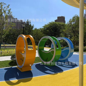 Bicicleta de Pedales Interactiva de Acero Inoxidable, Equipo de Entretenimiento al Aire Libre, Fábrica de Equipos de Diversión - Product Image 4
