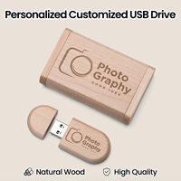 Clé USB JASTER, clé USB 2.0 en bois avec boîte, 4 Go, 8 Go, 16 Go, 32 Go, clé USB avec logo personnalisé gratuit, disque U pour cadeau de mariage