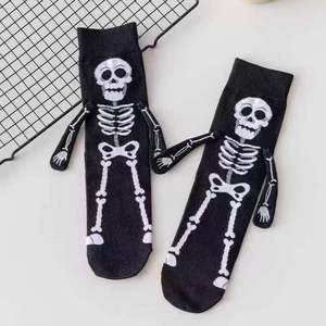 Halloween Mid-Calf <b>Socks</b> With Skeleton Pumpkin Frankenstein Design Women's <b>Breathable</b> Anime Cartoon <b>Socks</b> For Youth - Product Image 3