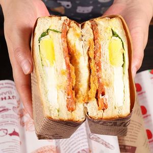 Papel Antigrasa Impreso Personalizado para Restaurantes, Papel para Envolver Alimentos Sin Recubrimiento Antiadherente para Pasteles, Sándwiches, Pan y Dulces - Product Image 3