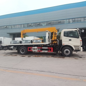 Camión de Remolque de Plataforma Plana FOTON Aumark 8T Nuevo/Usado con Grúa Montada - Product Image 3