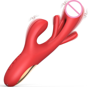 Vibratore Coniglio 3 in 1 a Vibrazione ad Alta Frequenza per <span class=keywords><strong>Masturbazione</strong></span> con Suzione del Clitoride Vagina e Punto G Giocattoli Sessuali per <span class=keywords><strong>Donne</strong></span> - Product Image 1