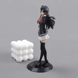 Anime Yahari Ore No Seishun Love Comedy Wa Machigatteiru Kan Yukinoshita Yukino Figura 18CM Uniforme escolar Ver PVC Acción - Product Image 5