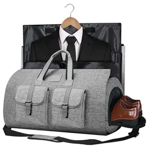 Borsone da viaggio di lusso con Logo personalizzato con borsone da viaggio con ruote borsa porta abiti con scomparto per scarpe