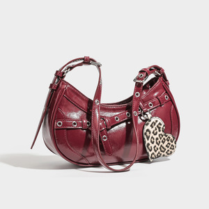Sac bandoulière tendance et audacieux <span class=keywords><strong>de</strong></span> style américain pour femme, nouvelle collection 2026, sac à main polyvalent haut <span class=keywords><strong>de</strong></span> gamme avec fermeture éclair unique en polyester - Product Image 4