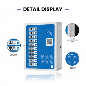 Station de recharge rapide pour vélos électriques OEM ODM 2 10 20 voies, borne de recharge pour moto électrique, sortie AC 8000W Type 1/Type 2/GBT - Product Image 2