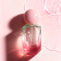 Flacon de parfum personnalisé pour femmes, flacon de parfum vide en verre unique, 30 ml, 50 ml, flacon de parfum rose irrégulier