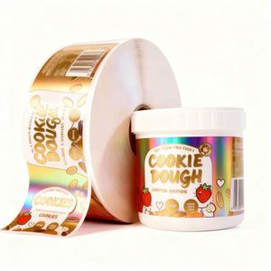 Etiquetas Adhesivas Personalizadas de Papel Dorado <span class=keywords><strong>para</strong></span> Envasado, Etiquetas Refrigeradas de <span class=keywords><strong>Vinilo</strong></span> <span class=keywords><strong>para</strong></span> Alimentos Enlatados y Congelados - Product Image 2