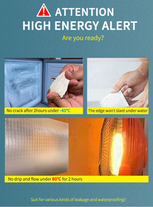 شريط مانع للتسرب الذاتي لاصق الألومنيوم احباط بوتيل المطاط المعجون الشريط - Product Image 5