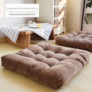 Außenhandel Cord Plüsch Tatami Kissen Futon Verdickter Boden Anti Dust Mite Abnehmbar Wasch bar Quadrat Einfarbig - Product Image 4