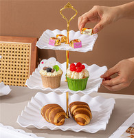 Lot de 10 Présentoirs en Plastique pour Fruits, Desserts, Snacks et Gâteaux – Idéal pour la Maison, Mariages et Anniversaires