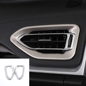 อุปกรณ์เสริมภายในรถยนต์สแตนเลสสำหรับ2018เจ็ทเครื่องปรับอากาศด้านหน้าช่อง<span class=keywords><strong>แอร์</strong></span>ซ้ายและขวา - Product Image 2