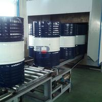 Ligne de production complète de fûts en acier à tête fermée de 200 L, ligne de fabrication de barils métalliques à économie d'énergie pour le stockage de peintures et de produits chimiques