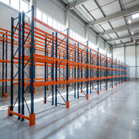 Étagère de stockage pour entrepôt, capacité de charge 1000kg-4000kg, robuste, double face, type suspendu, revêtement poudré, hauteur 6000mm pour entrepôt