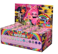 Authentique Poupée en Peluche Bébé Trois Pièces en Coton, Jouet Tendance, Série Liila's Rainbow Candy Bunny, Boîte Mystère, Cadeau Unisexe