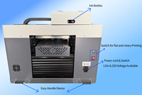 Printer UV Inkjet Flatbed Digital Kecil untuk Casing Ponsel Kustom A3 A4, Pensil, Logam, PVC, Kulit, Plastik, Printer UV DX7