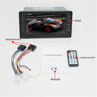 Autoradio MP5 7 pouces 2DIN Wince pour Toyota, taille universelle L200xH100 mm, CarPlay, BT/FM/USB/WiFi, écran tactile