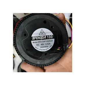 SFD-CAP10025UH 9W1TM48P4G01 DC Fans Fan, 100x25mm Round, 48VDC, 71.7CFM, Tach/PWM, IP54