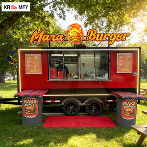 Carrito de Hot Dogs Multifuncional Personalizado, Remolcable, Kiosco de Pizza y Pollo, Camión de Comida con Equipo de Cocina de Fibra de Vidrio y Aluminio - Product Image 1